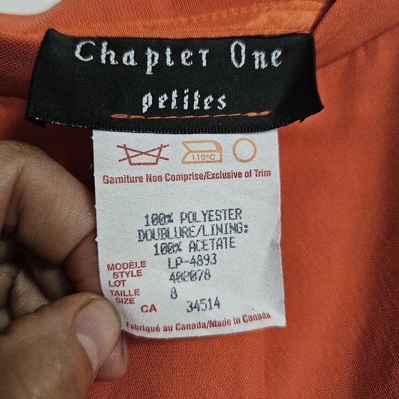 Vintage orange skirt - Picture 4 of 5